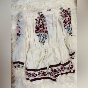 Kendall & Kylie Floral Print Romper